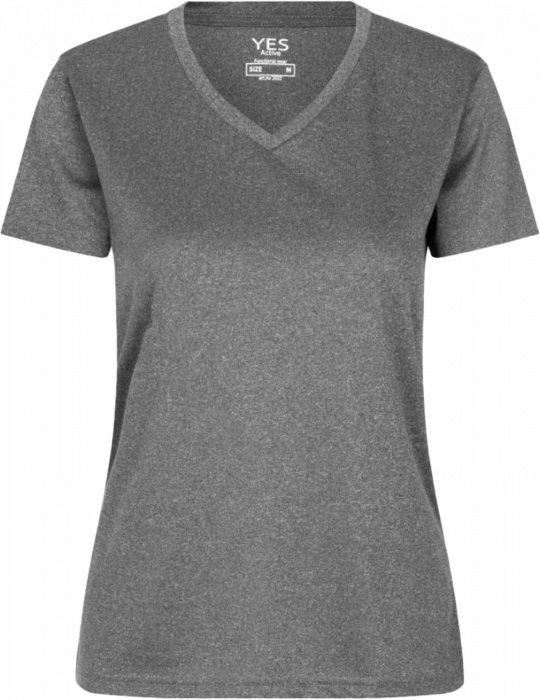 ID - Yes Active T-Shirt Women - Grey Melange