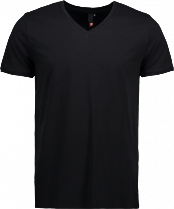 ID - V-Hals T-Shirt Herre - sort