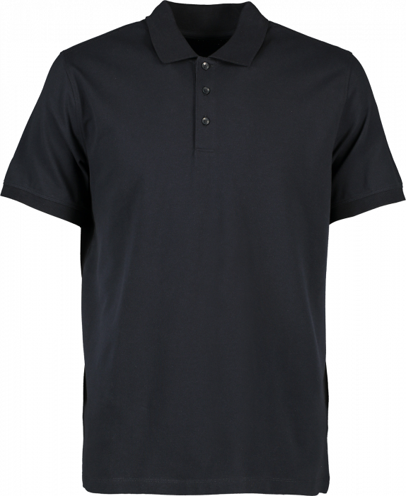 ID - Organic Polo T-Shirt Men - Czarny